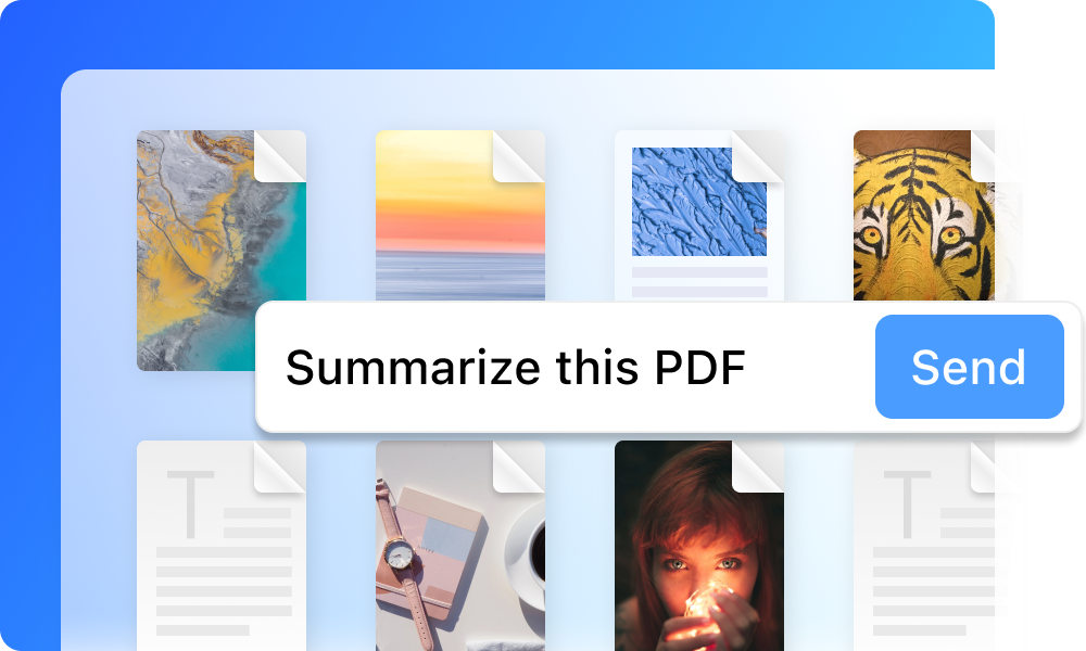 تلخيص والسؤال من PDF